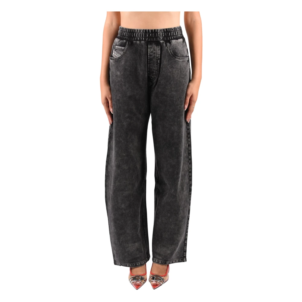 Diesel Donna Nero Jeans, M, New, - Immagine 3