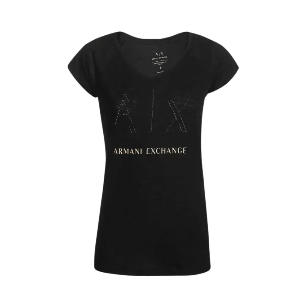 Armani Exchange Grundläggande T-shirt Black, Dam
