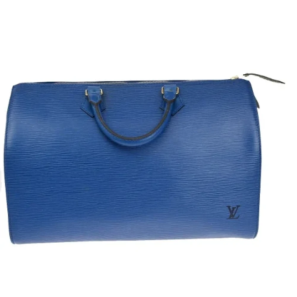 Louis Vuitton Vintage Pre-owned Leather louis-vuitton-bags Blue Dames