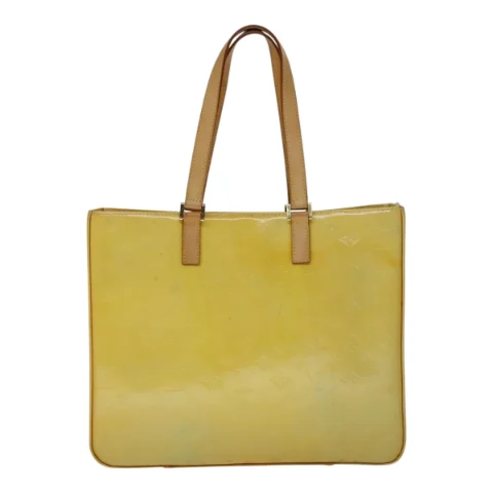 Louis Vuitton Vintage Pre-owned Leather louis-vuitton-bags Yellow Dames