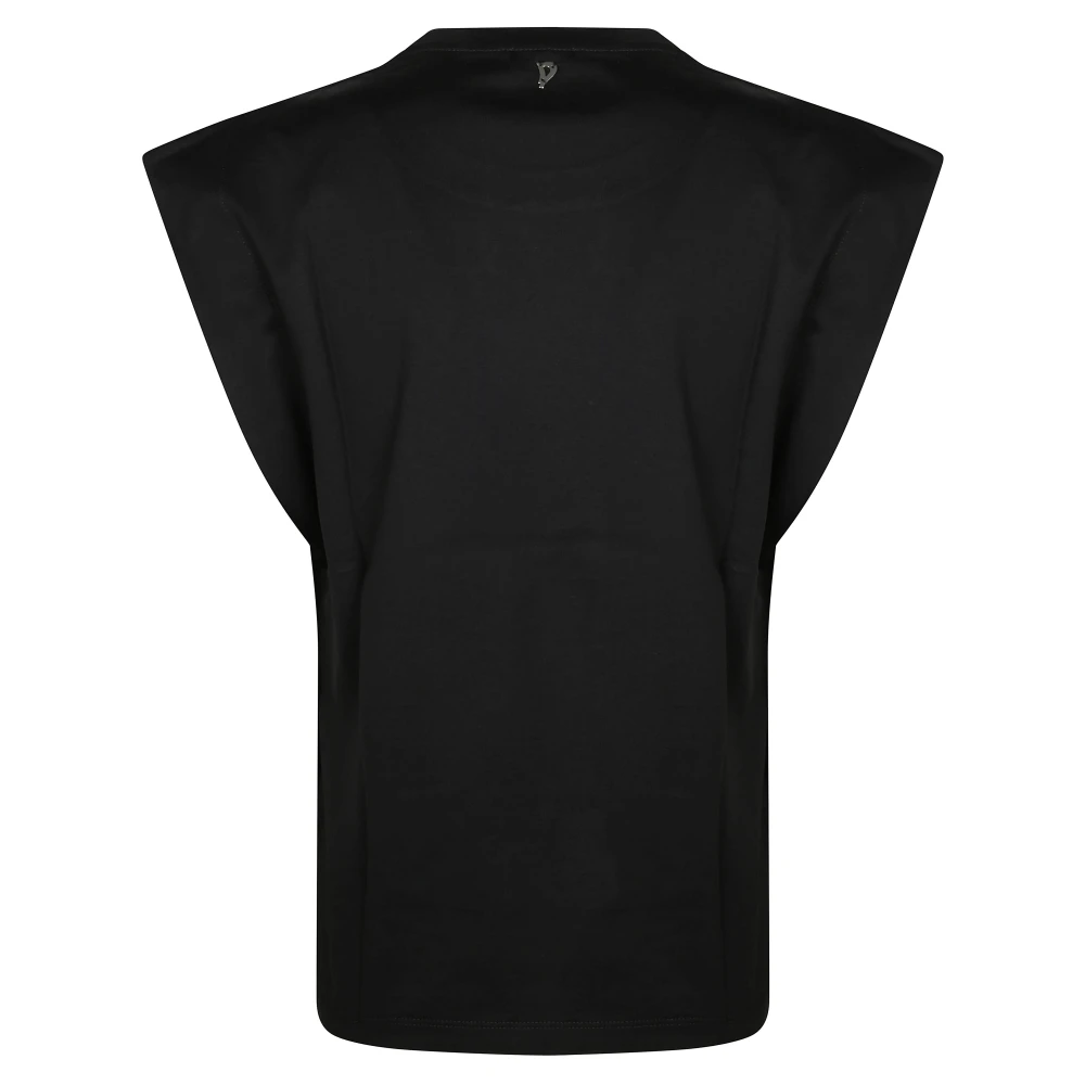 Dondup Casual Katoenen T-Shirt voor Mannen Black Dames