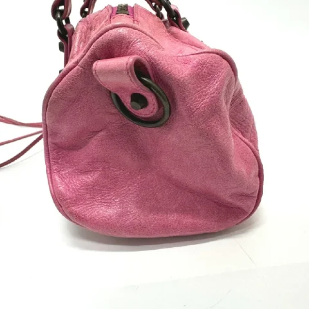 Balenciaga Vintage Pre-owned Leather balenciaga-bags Pink Dames