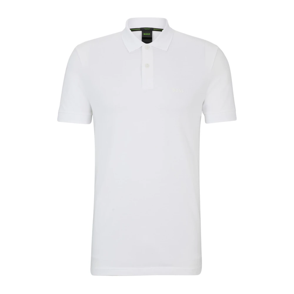 Hugo Boss Heren Boss Polo Shirt Wit White Heren