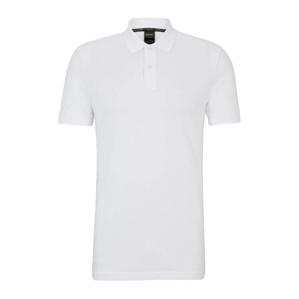 Hugo Boss Wit poloshirt korte mouw White Heren