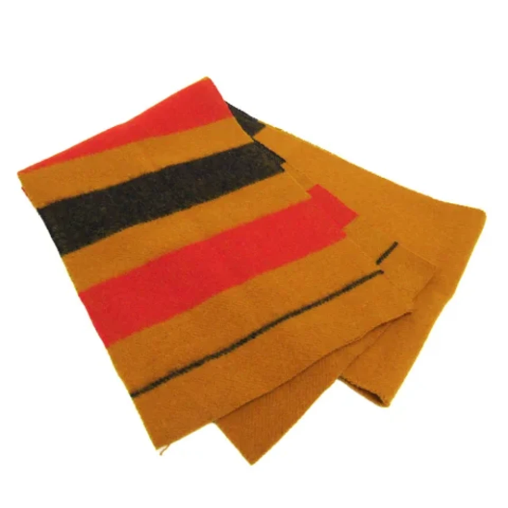 Hermès Vintage Pre-owned Wool scarves Multicolor Heren