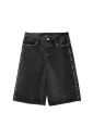 black-denim-bermuda-with-silver-studs