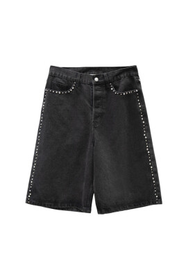 black-denim-bermuda-with-silver-studs