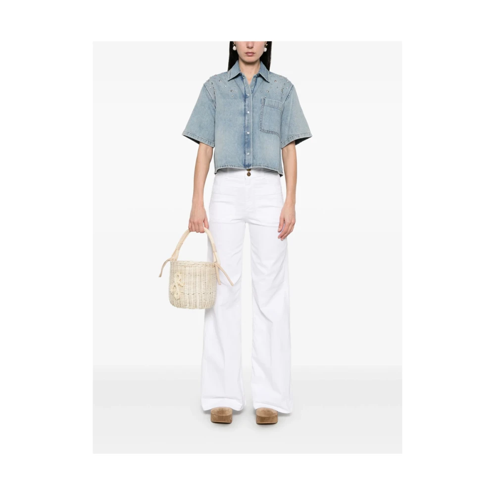 Seafarer Witte Denim Jeans met Zakken White Dames