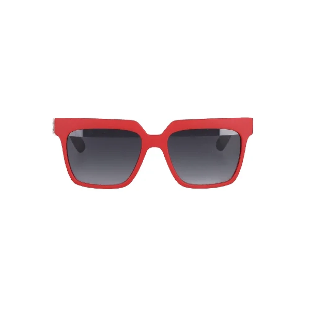 Alexander McQueen Pre-owned Acetate sunglasses Red Heren