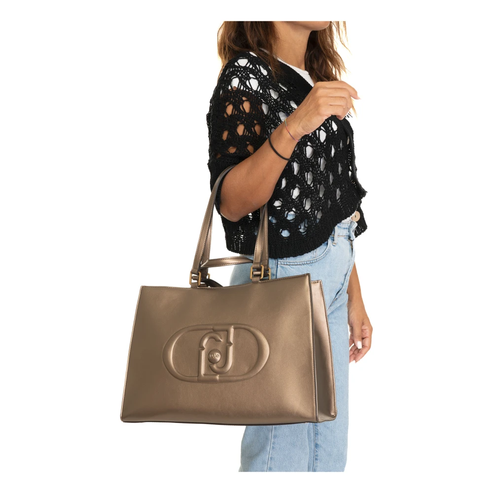 Liu Jo Stijlvolle Tote Shopping Tas Brown Dames
