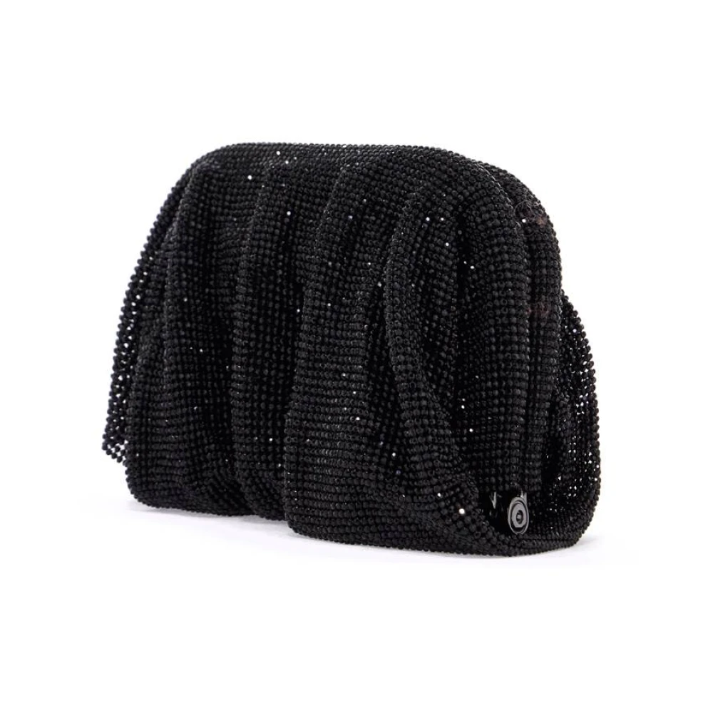 Benedetta Bruzziches Zwarte Strass Compact Tas Venus La Petite Black Dames
