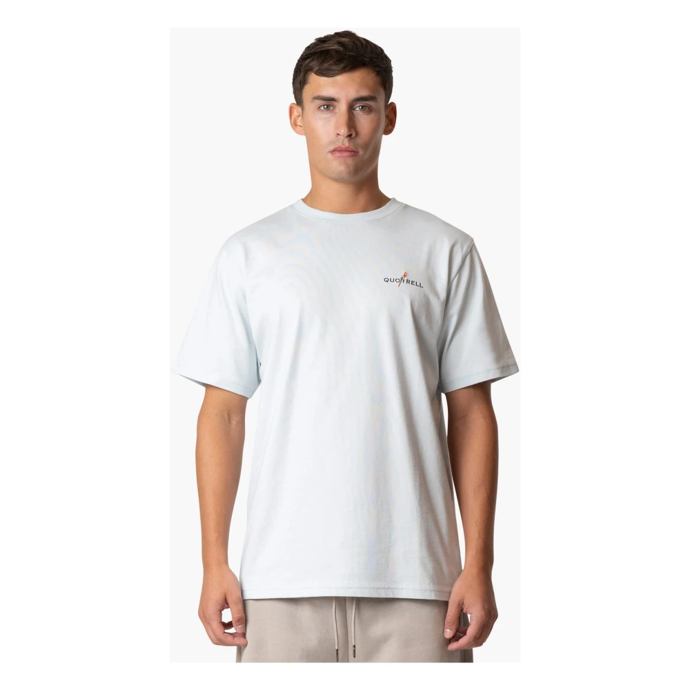 Quotrell Resort T-Shirt Heren Lichtblauw Blue Heren