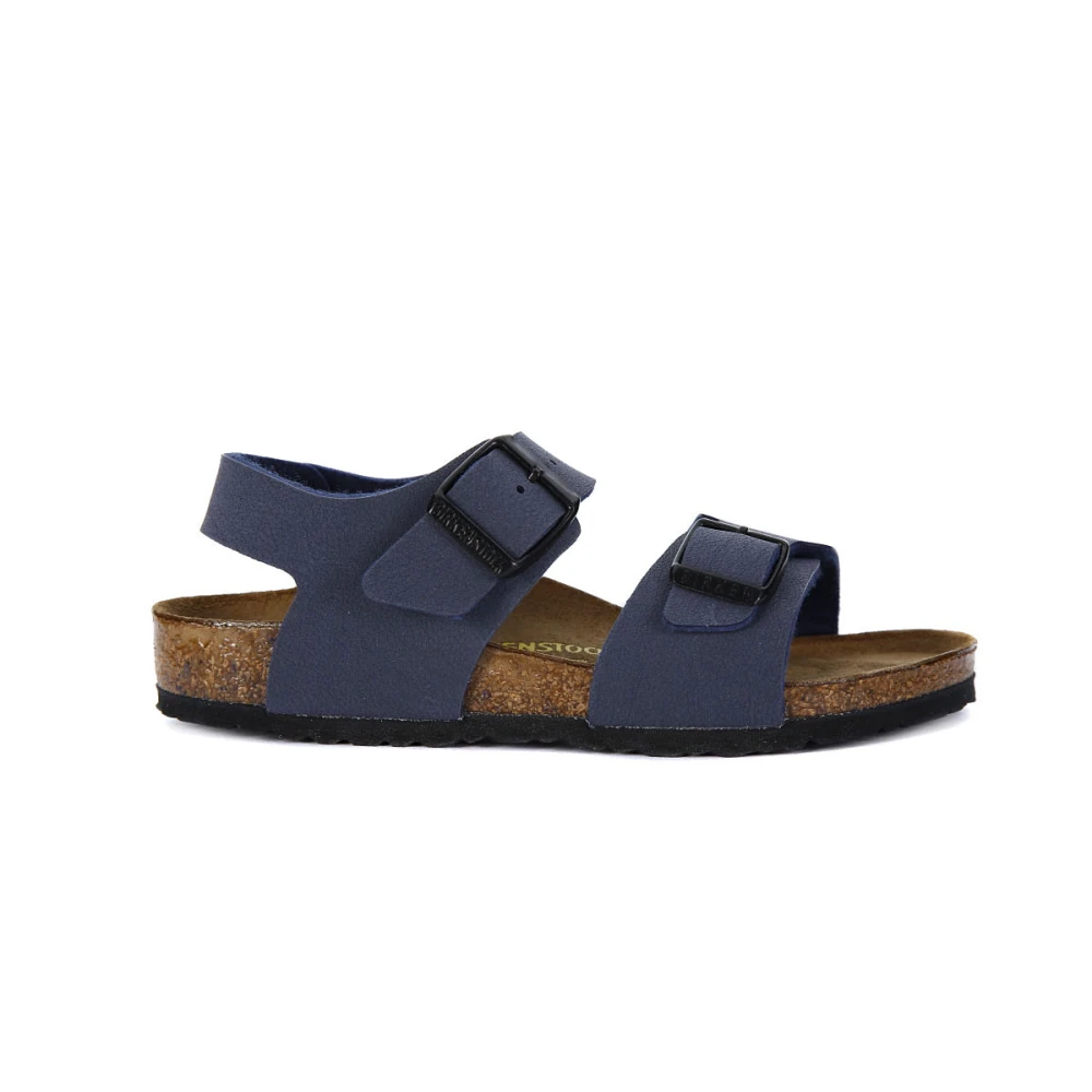 Birkenstock Marinblå Birko-Flor Sandaler för Barn Multicolor, Unisex