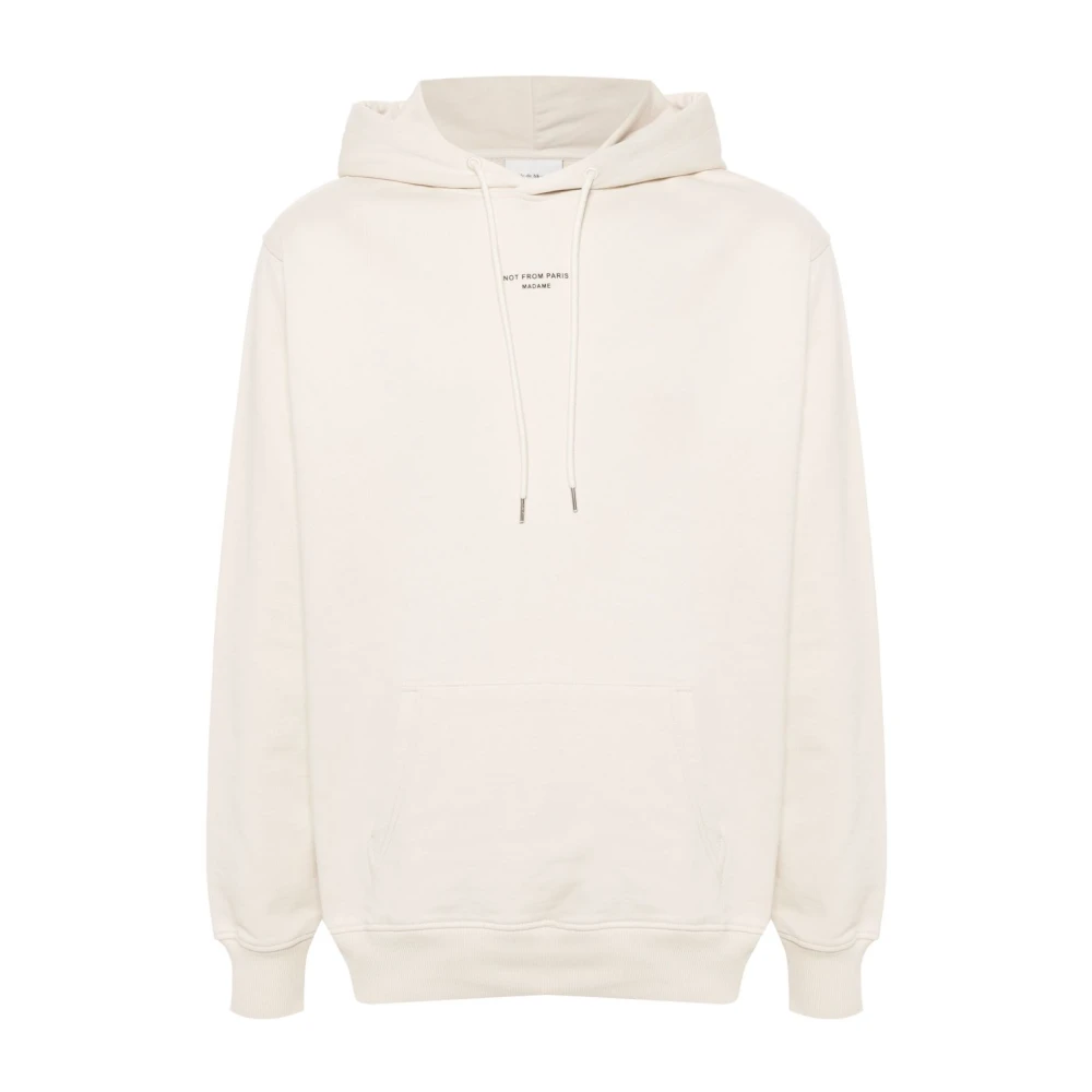 Drole de Monsieur Witte Sweater Casual Comfort Stijl White Heren