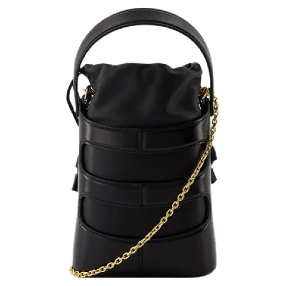 alexander mcqueen Leather shoulder-bags Black Dames