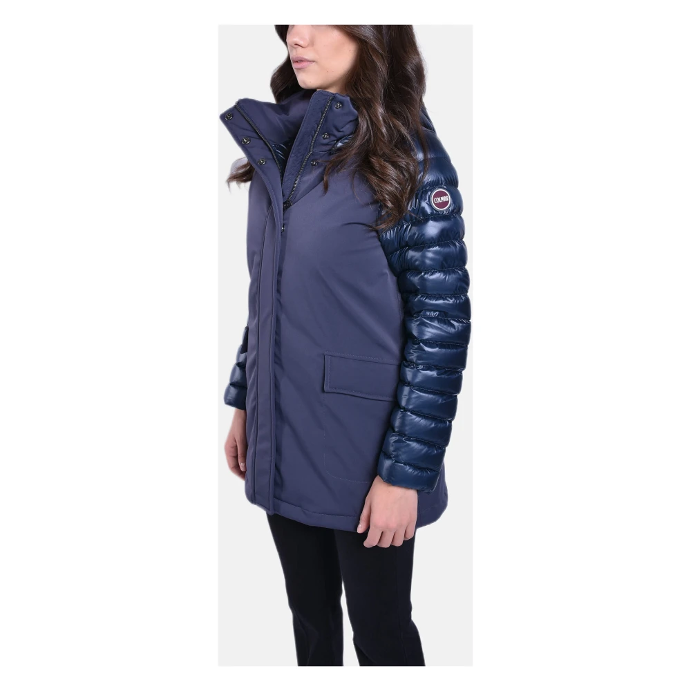 Colmar Parka met afneembare capuchon Blue Dames