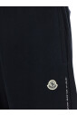 black-logo-patch-cotton-shorts