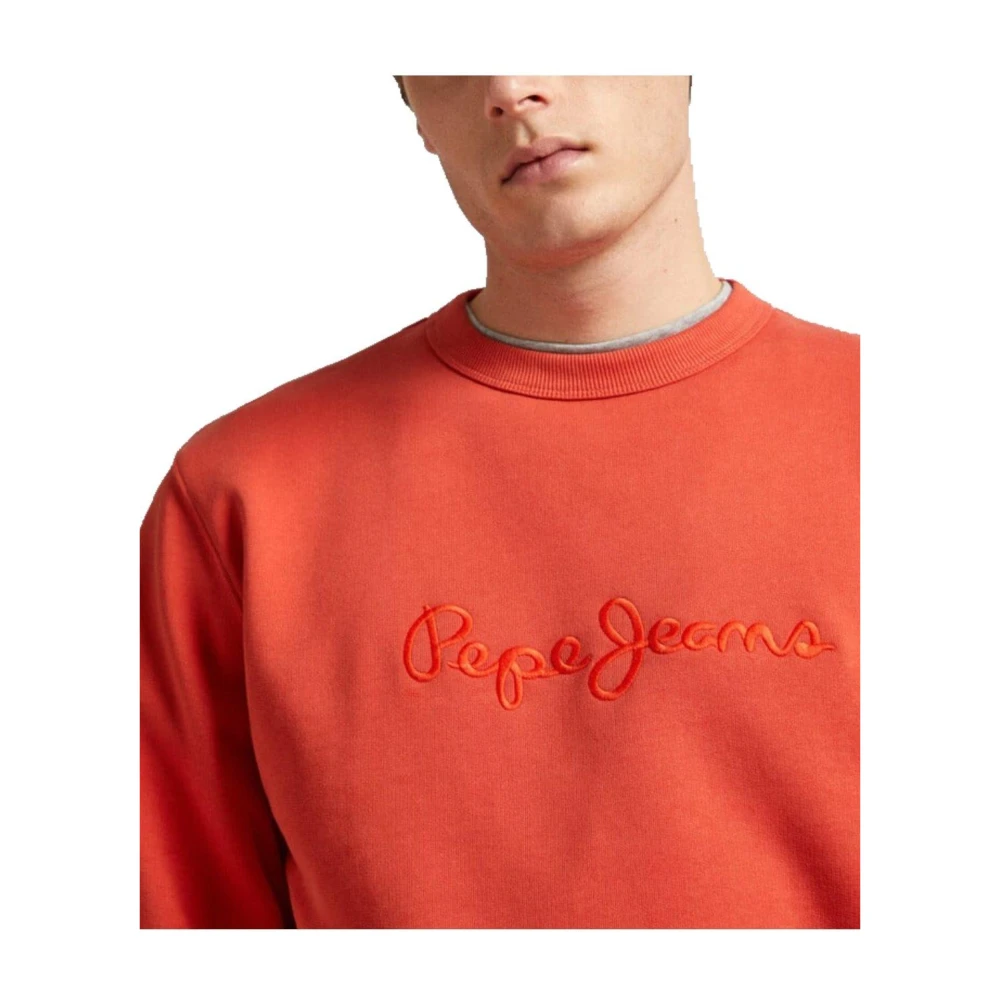 Pepe Jeans Joe Crew Sweatshirt Orange Heren