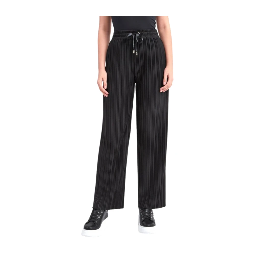 Liu Jo Femme Noir Pantalons, Taille: 42 Fr Pantalon Large