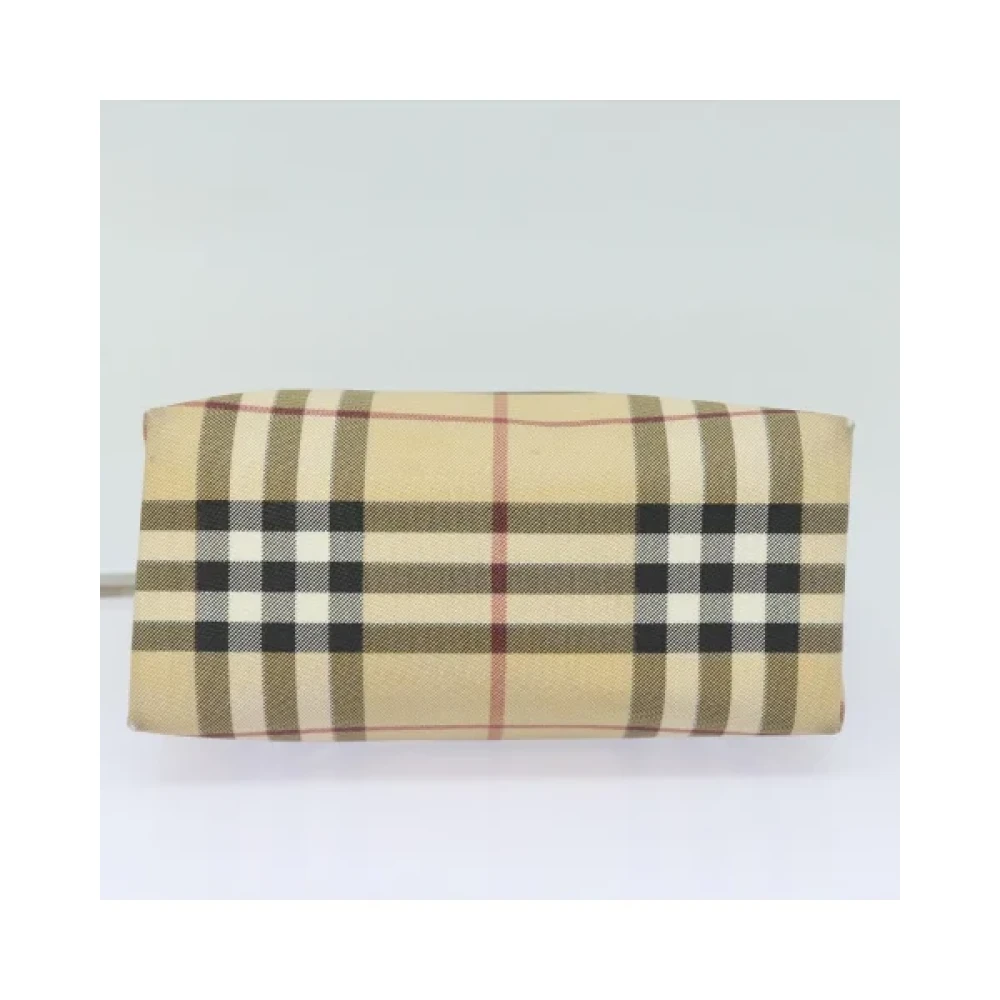Burberry Vintage Pre-owned Fabric handbags Beige Dames