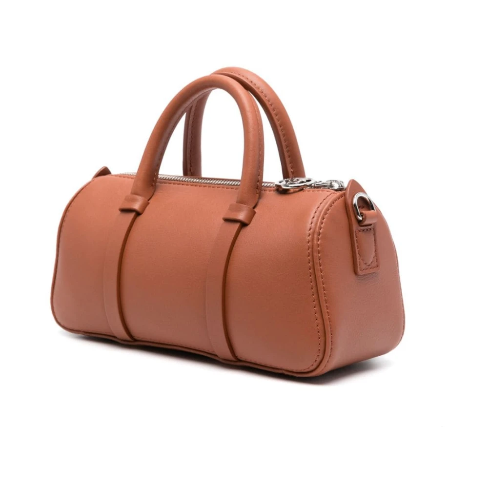 Longchamp Brandy Leren Tote Tas Brown Dames