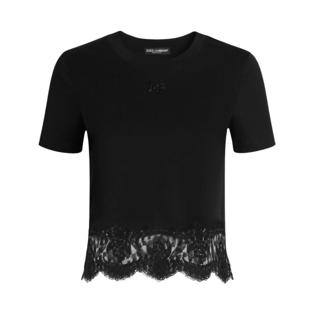 Dolce & Gabbana T-Shirts - Female - T-Shirts - Black - Xl - Tops