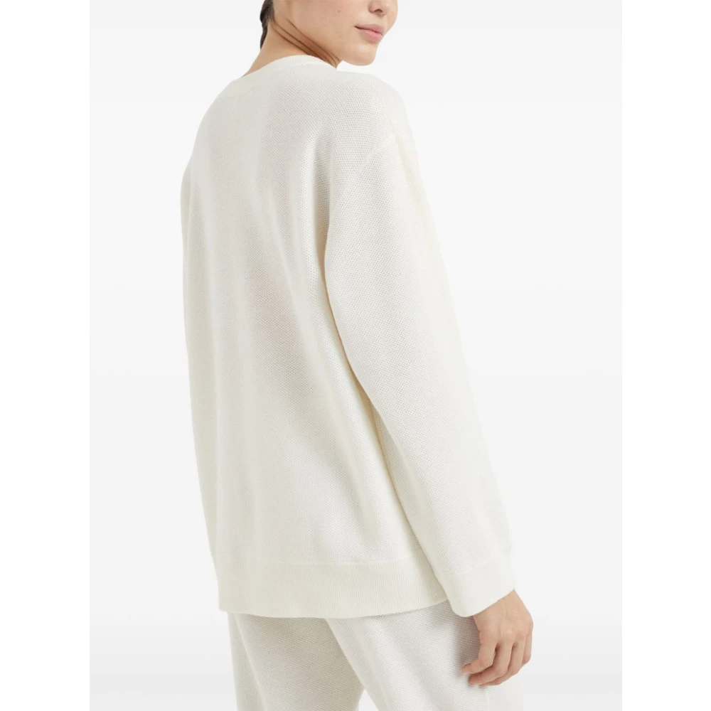 BRUNELLO CUCINELLI Luxe Sweaters Collectie Beige Dames