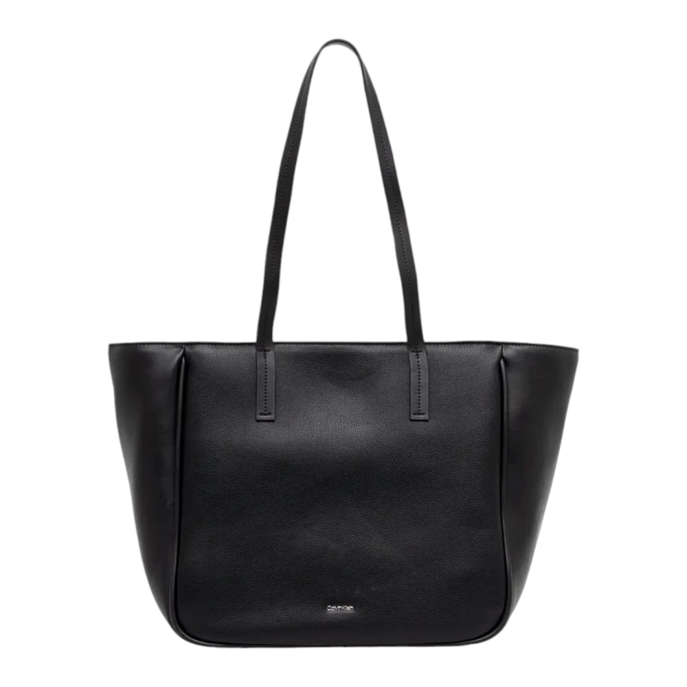 Calvin Klein Verfijn Medium Dames Tas Herfst Winter Collectie Black Dames