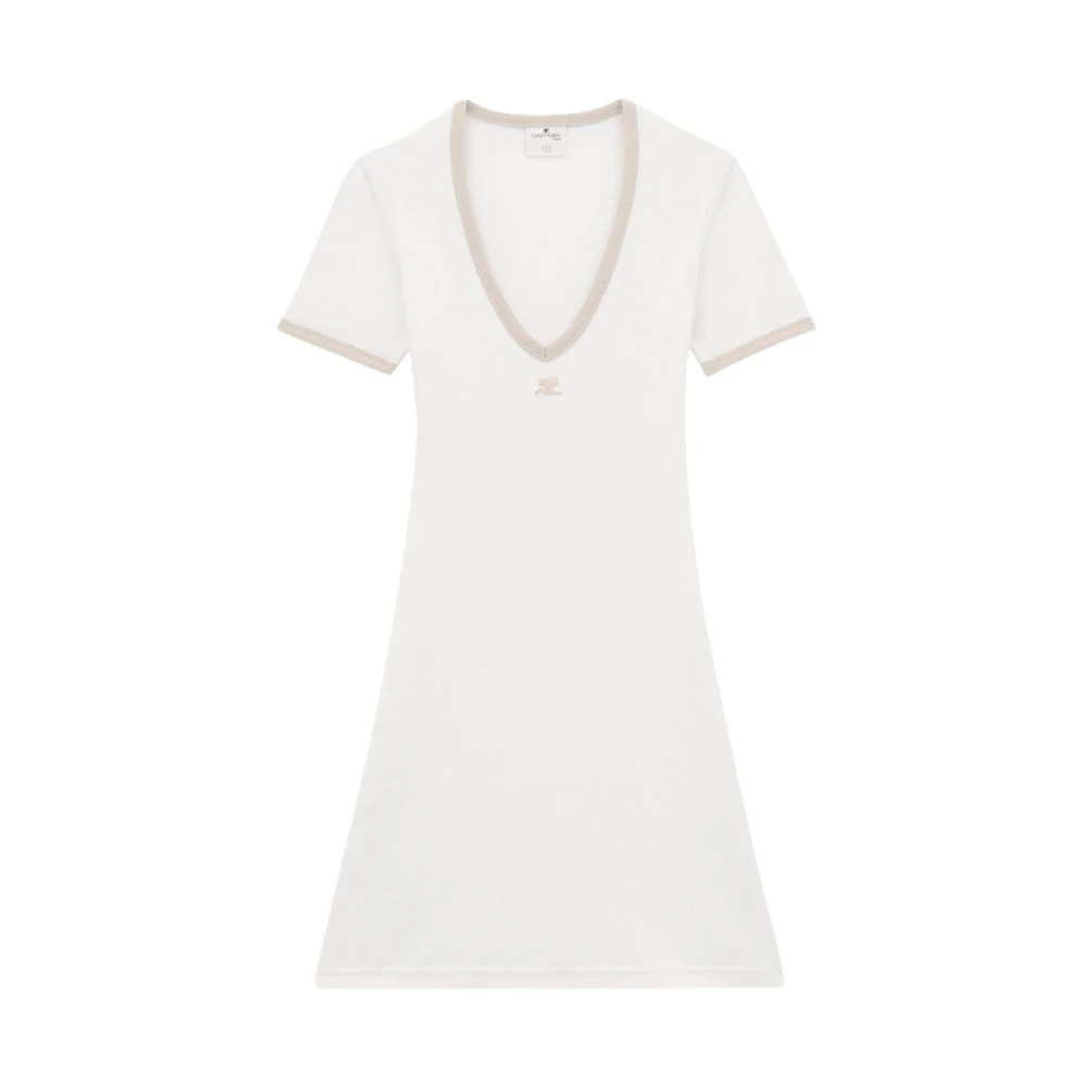 Courrèges Short Dresses White Dames