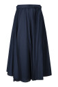 jupe-midi-plissee-bleue