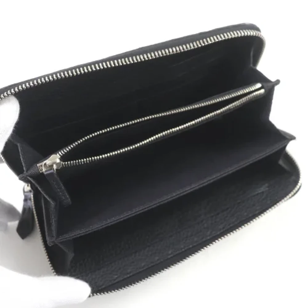 Fendi Vintage Pre-owned Leather wallets Black Heren