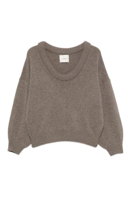 Off-Shoulder Cashmere Knit