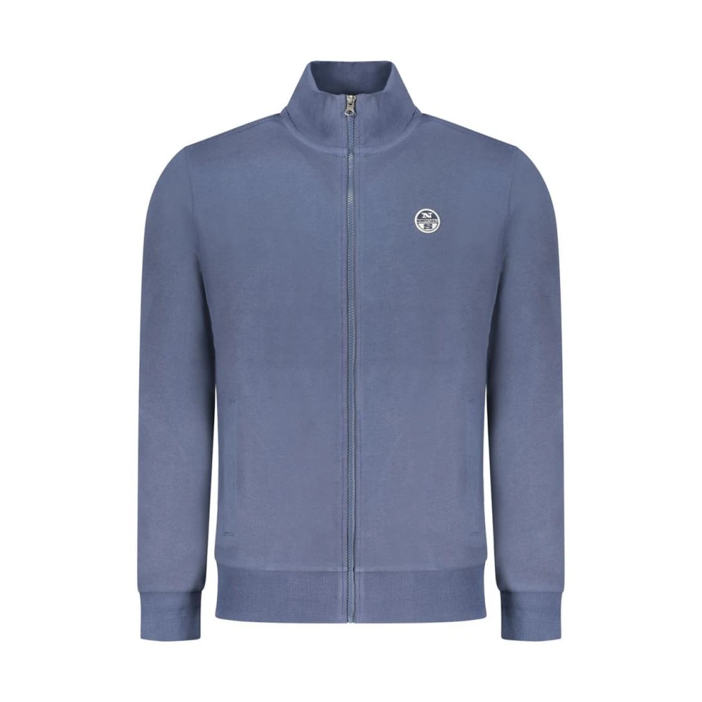 North Sails Mannelijk Blauw Hoodies & Sweatvesten Heren, L, Katoen, Verde Katoenen Sweatshirt