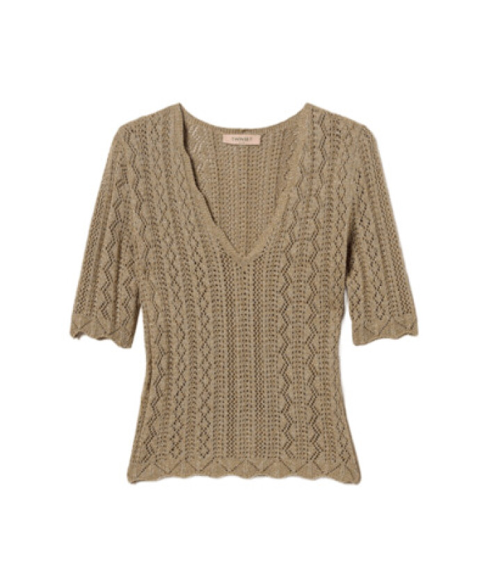 sweatshirt-lurex-vert-dore-avec-col-en-v