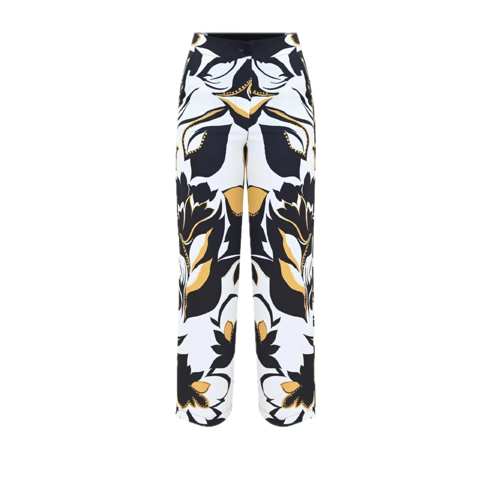 Kocca Etnische Wijde Pijp Polyester Broek Multicolor Dames