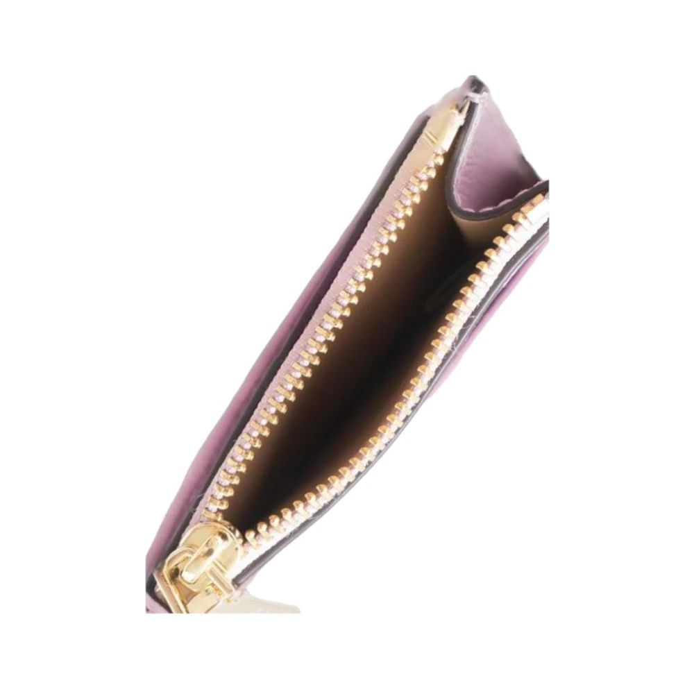 Love Moschino Stijlvolle Kaarthouder Portemonnee Purple Dames