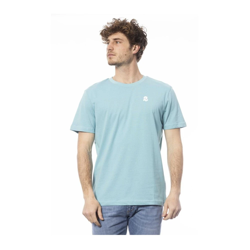 Invicta Men's Blue Cotton Logo Print Tee