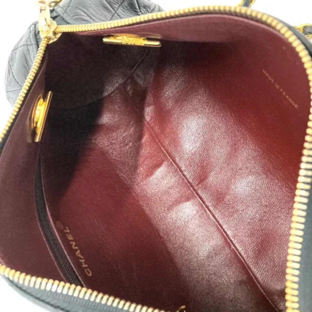 Chanel Vintage Pre-owned Leather chanel-bags Black Dames