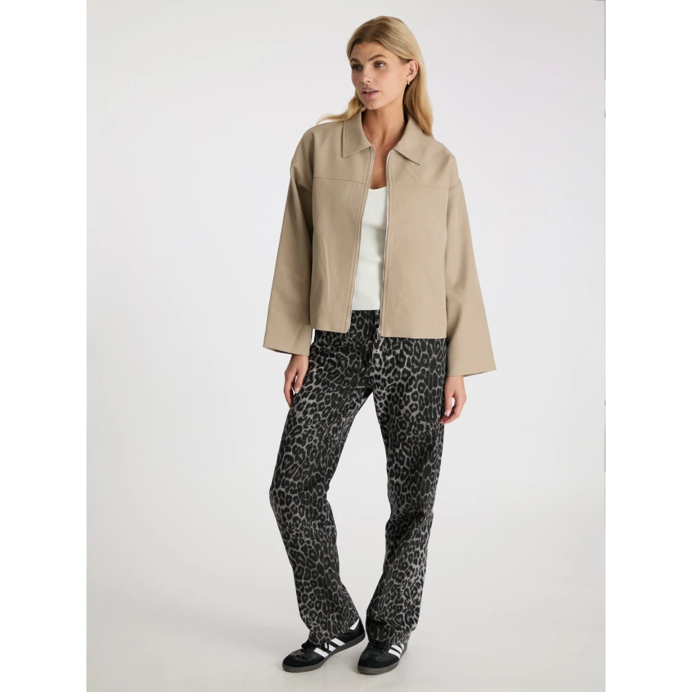 NEO NOIR Stijlvolle Titan Jacket Sand Beige Dames