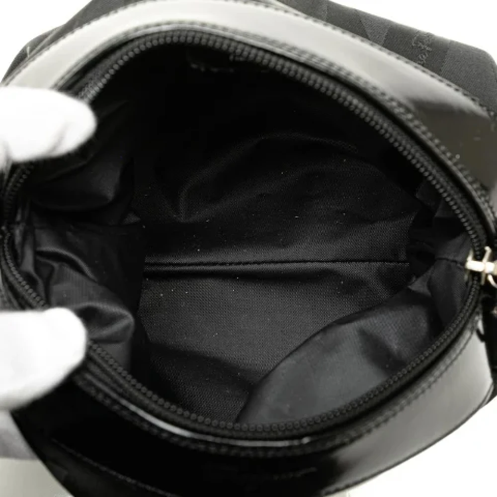 Salvatore Ferragamo Pre-owned Canvas handbags Black Dames