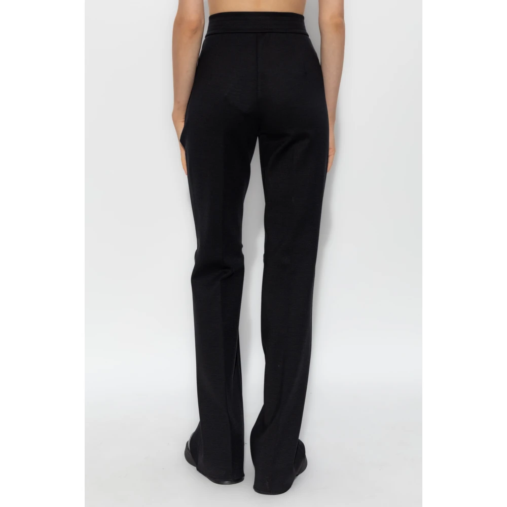 Max Mara Wollen broek Yana Black Dames