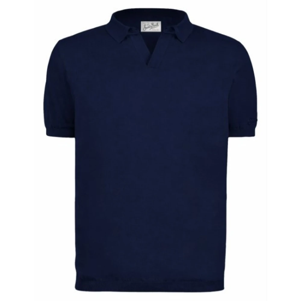 Mc2 Saint Barth Blue Polo Shirts, Male, L, Sloan Polo