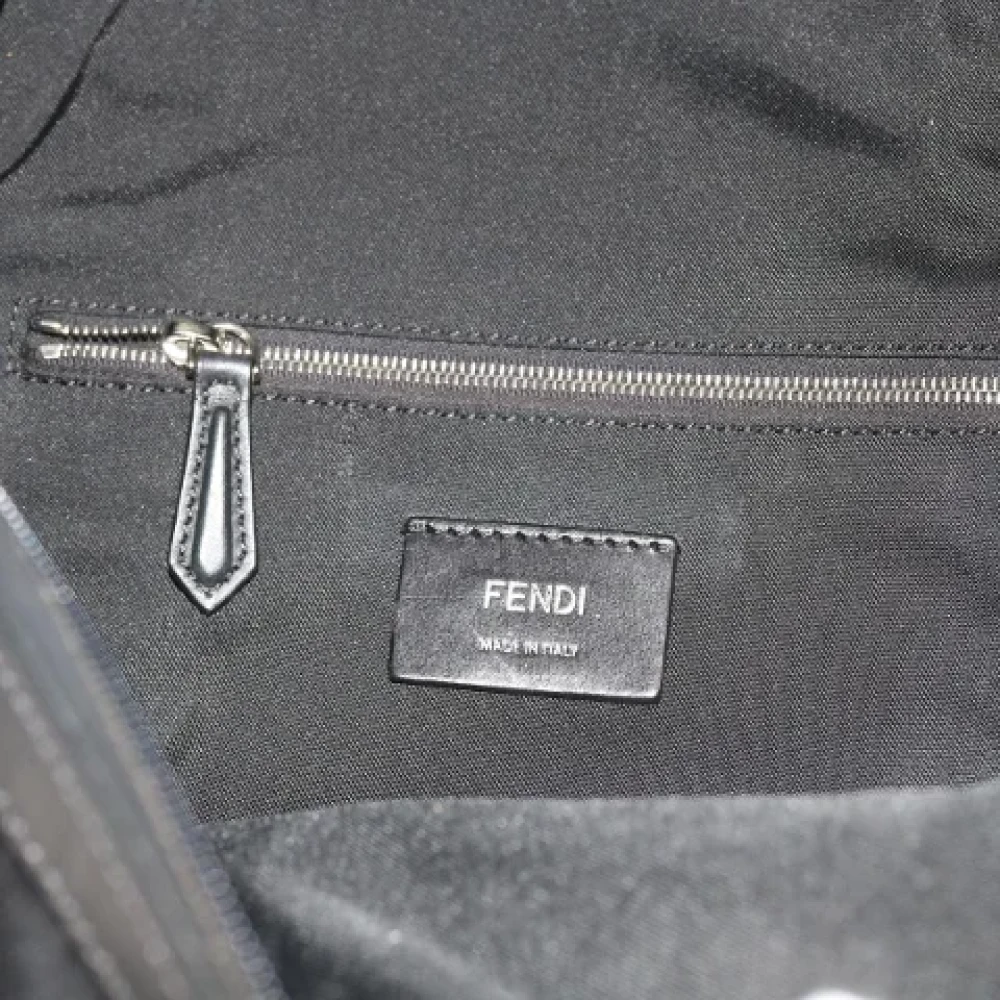 Fendi Vintage Pre-owned Fabric backpacks Black Dames