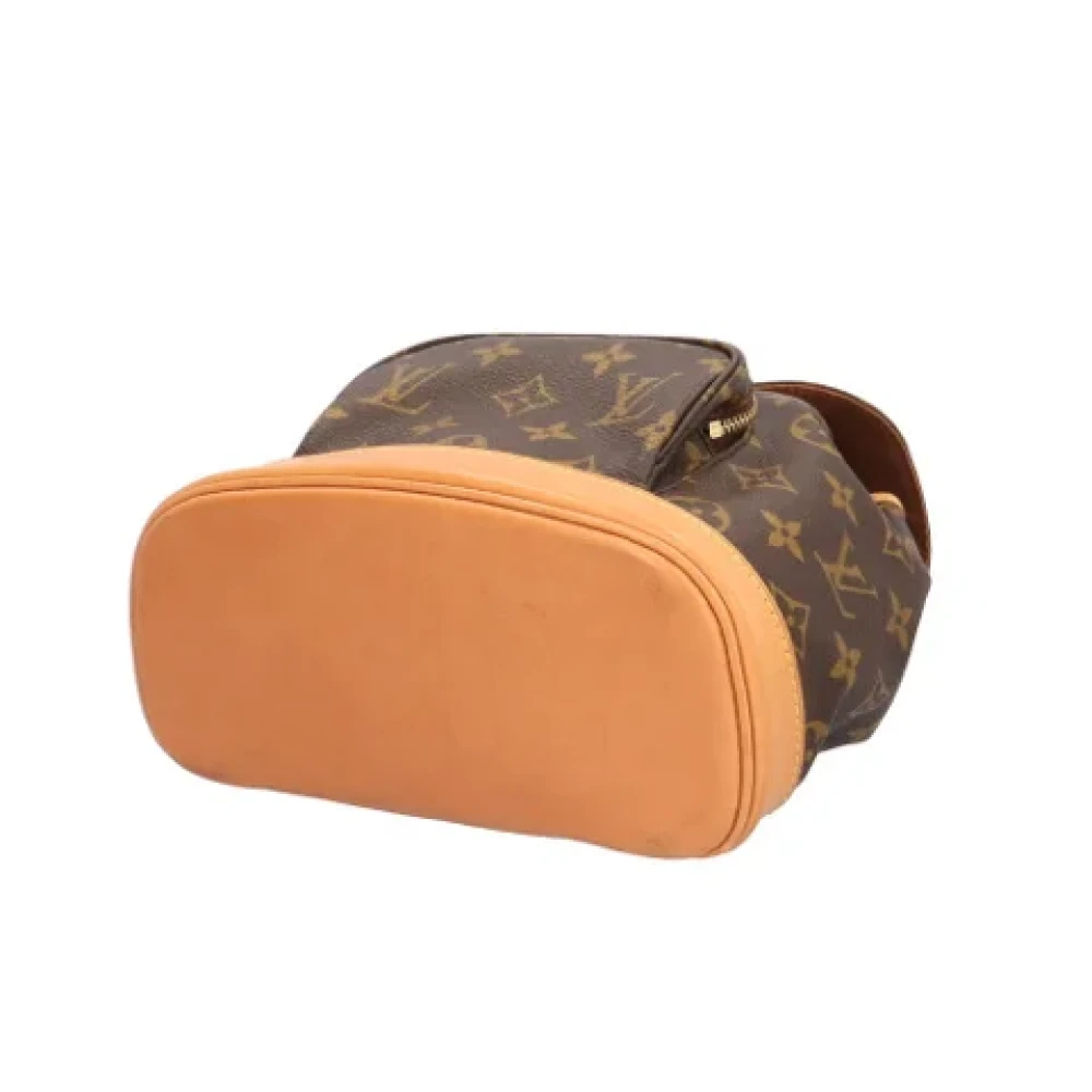Louis Vuitton Vintage Pre-owned Canvas backpacks Brown Dames
