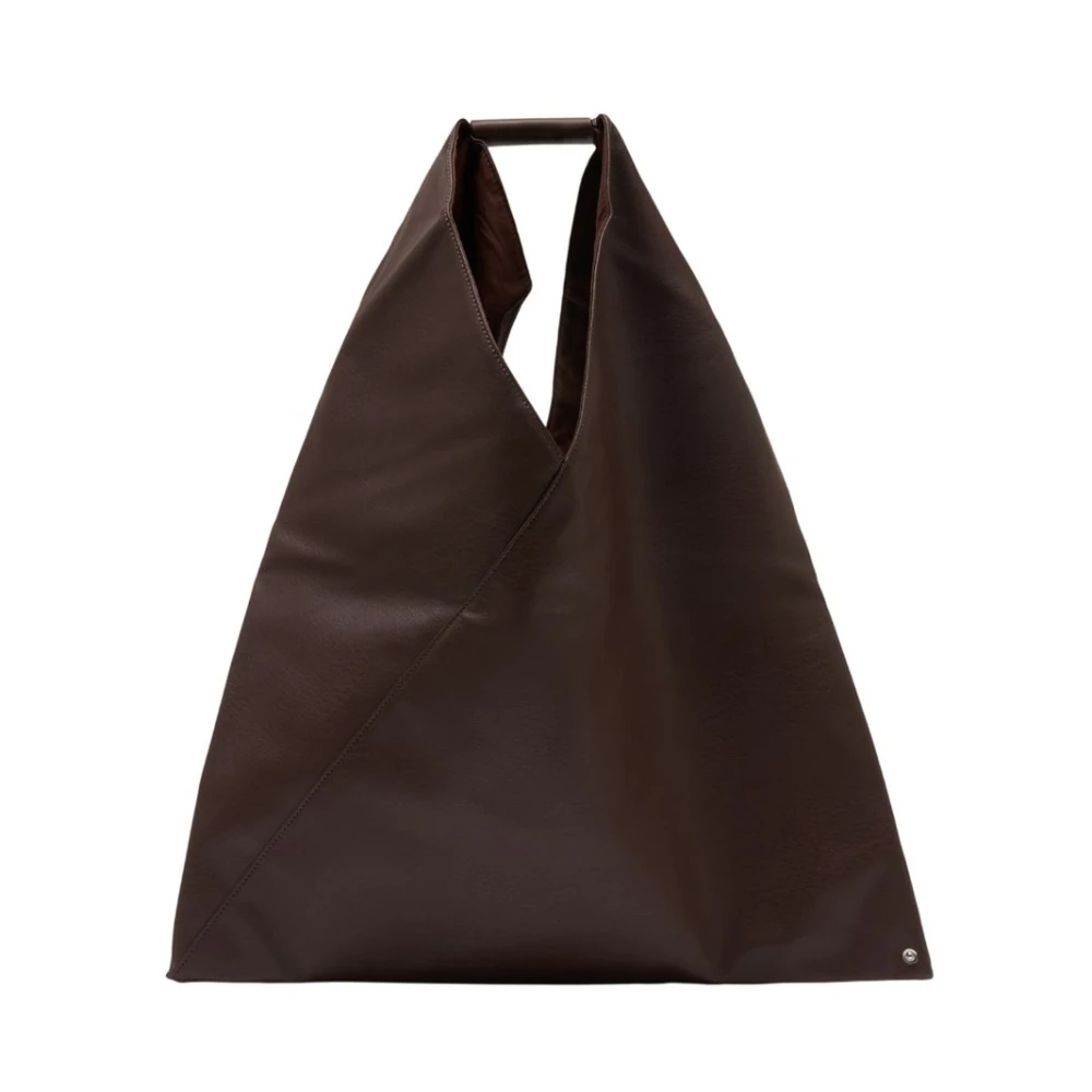 Mm6 Maison Margiela Japanese Handbag With Tubular Handle - Female - Shoulder Bags - Brown - One Size - Bags - Image 3