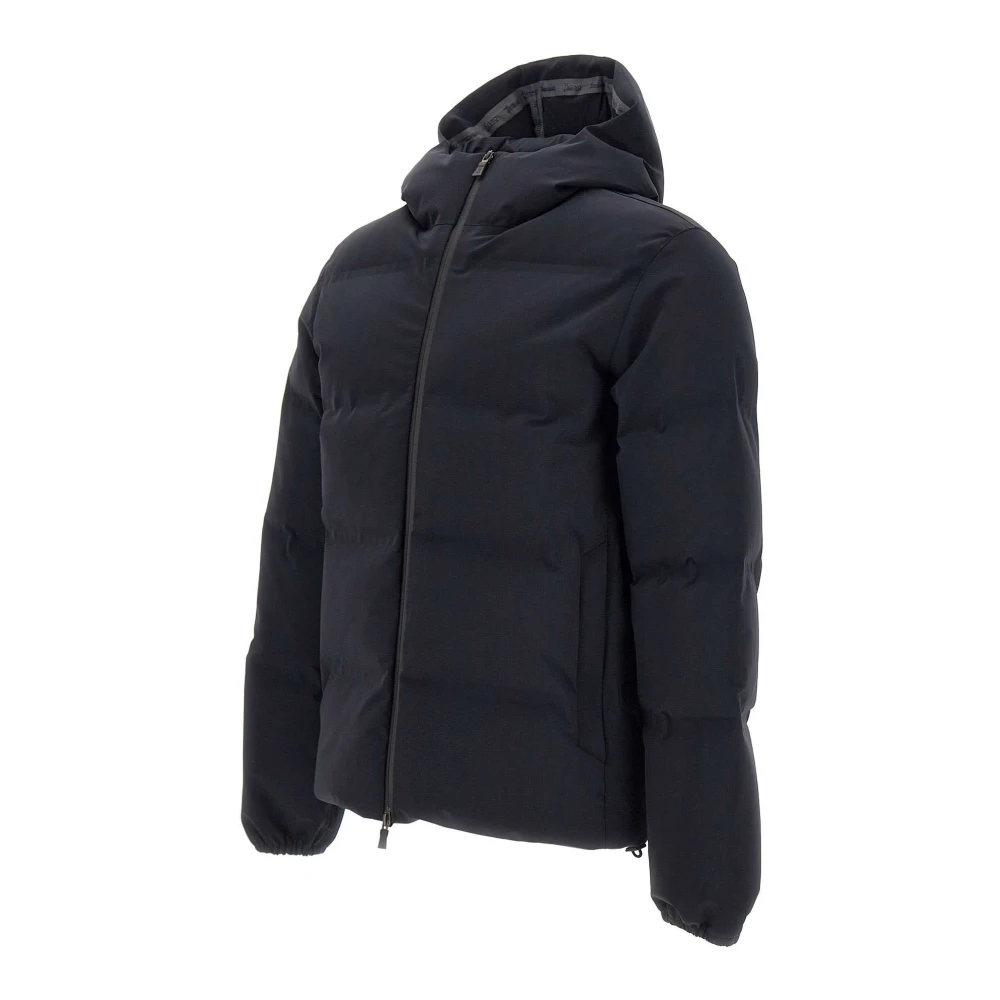 Herno Zwarte Bomberjack Waterdicht Ademend Black Heren