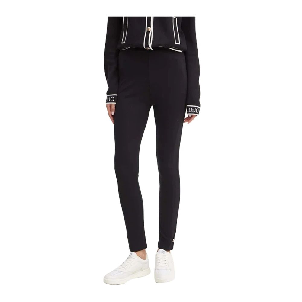 Liu Jo Enkelversierde Damesbroek Black Dames