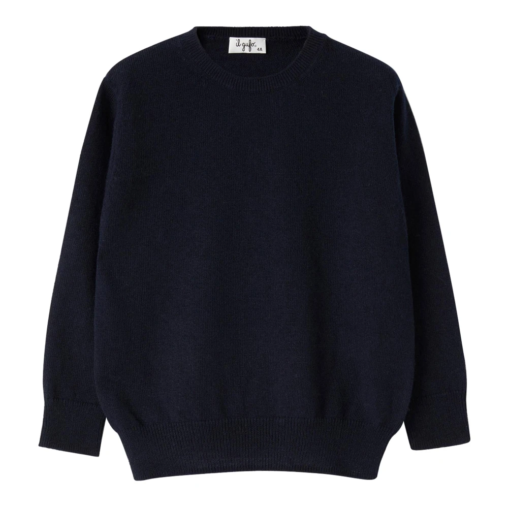 Il Gufo Boys Blue Kids Sweatshirts, 2 Y, Maglia Knit Jumper