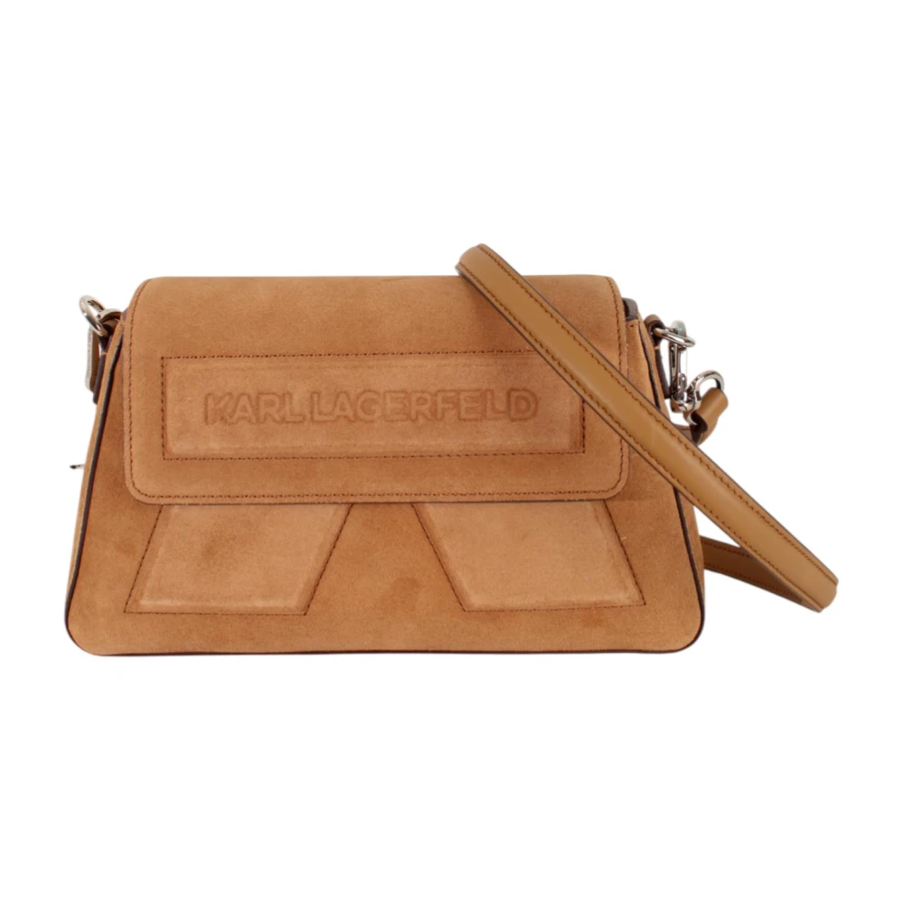 Karl Lagerfeld Women's Beige Crossbody