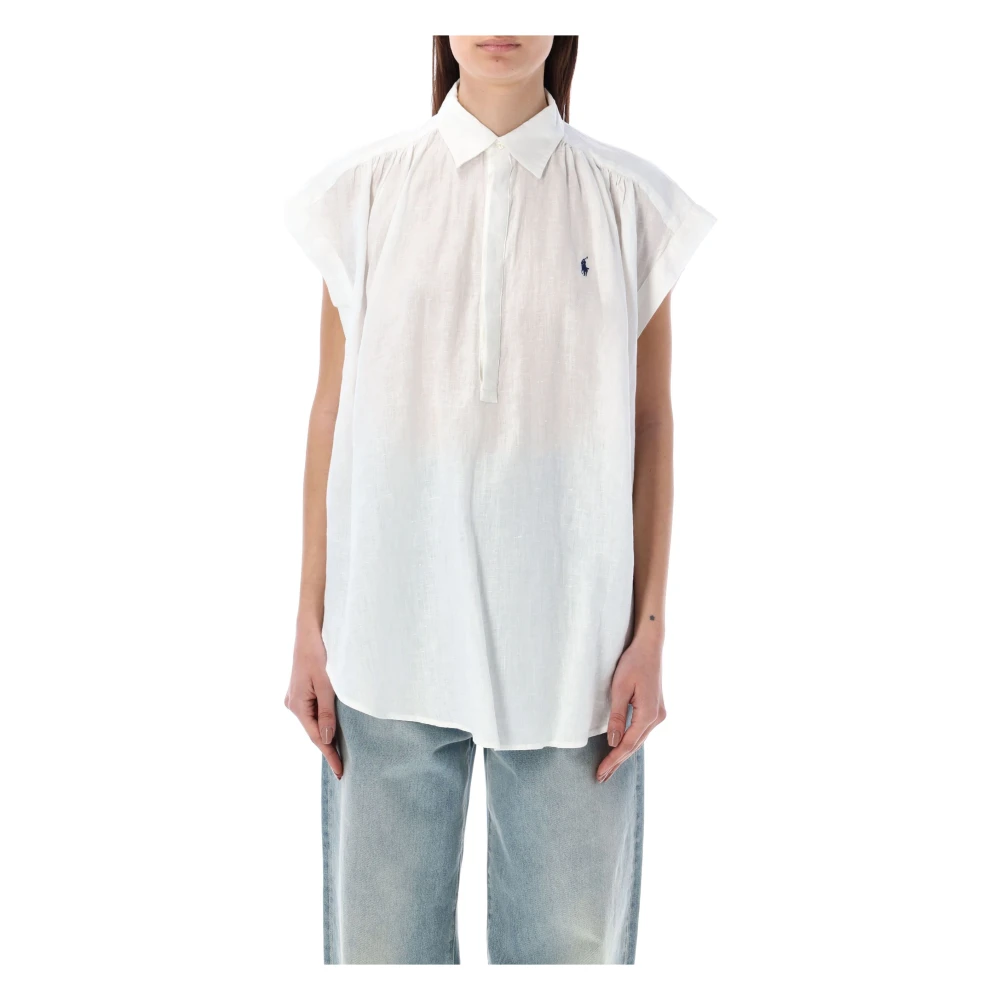 Ralph Lauren Dameskleding Shirts Wit Ss25 White Dames